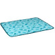 Tapis rafraichissant 62 x 50 cm pour animaux bleu