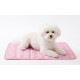 Tapis rafraichissant 50 x 40 cm pour animaux rose