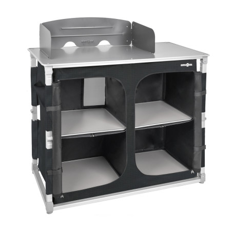 Meuble de cuisine KITCHENETTE 3 étagères pare-feu noir - Brunner