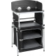 Meuble de cuisine KITCHENETTE 3 étagères pare-feu noir - Brunner