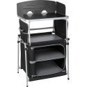 Meuble de cuisine KITCHENETTE 3 étagères pare-feu noir - Brunner