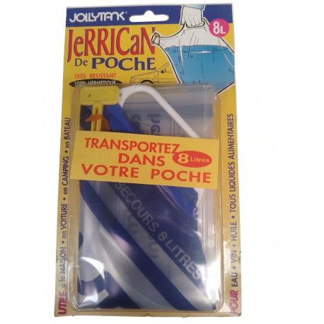 Jerrican de poche pliable - JOLLYTANK - 8 litres
