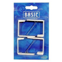Pinces à nappe blanc BASIC – Lot de 4
