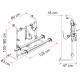 Porte-vélos CARAVAN UNIVERSAL embouts noirs