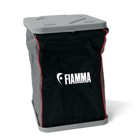 Poubelle pliable FIAMMA grise et noir