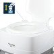 PORTA POTTI QUBE 165 BLANC POMPE MANUELLE