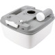 PORTA POTTI QUBE 165 BLANC POMPE MANUELLE