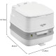 PORTA POTTI QUBE 335 BLANC POMPE A PISTON ET FIXATION AU SOL