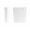 Poubelle de porte 5,5 l blanche - BRUNNER