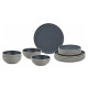 Pack vaisselle midday TRILOGY DARK 12 pièces - BRUNNER