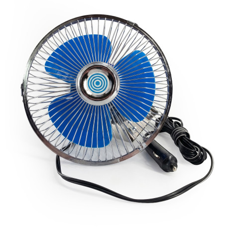 Ventilateur 12V luxe métal à fixer