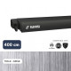 Store F80s 4,00 m Ducato NOIR toile GRISE