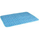 Tapis rafraichissant 70 x 55 cm pour animaux bleu