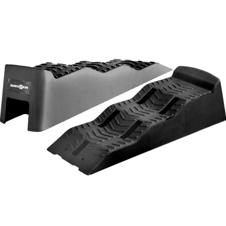 Cales 3 niveaux x2 EQUALIZER XL noir avec housse - BRUNNER