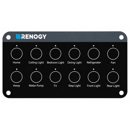 Panneau de commande 12 boutons REGO - RENOGY