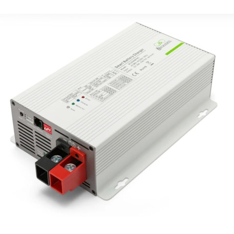 Chargeur AC/DC PRO 12V 30A avec LED - AGM, GEL, LITHIUM - MOSCATELLI