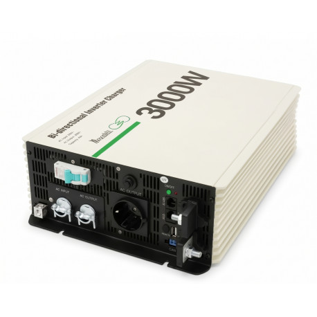 Chargeur convertisseur bidirectionnel Power Assist pure sinus 3000 W - MOSCATELLI