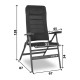 Fauteuil TRAVELOUNGER L gris - Brunner