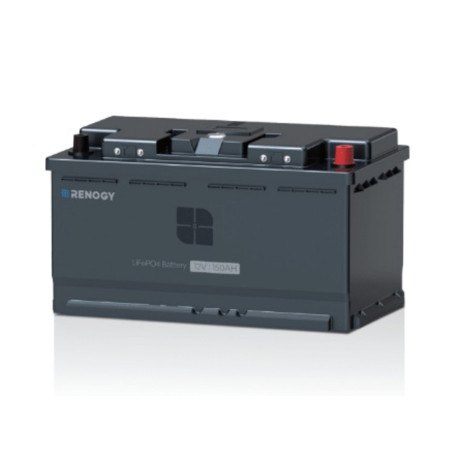 Batterie lithium 12V 150 Ah sous siège à écran Pro Lite - RENOGY
