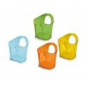 PORTE GOBELET PLASTIQUE LOT DE 4 COULEURS ASSORTIS