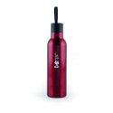 BOUTEILLE ISOTHERME ACIER AVEC ANSE 750 ML ROUGE