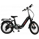 VELO PLIANT ELECTRIQUE EZA CONFORT PLUS 14 Ah - 20 POUCES GRIS FONCE