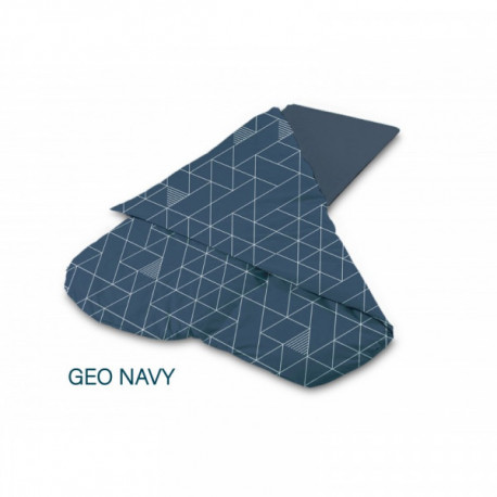 COUCHAGE 77 CONFORT - Geo Navy (77x190x4) - DUVALAY